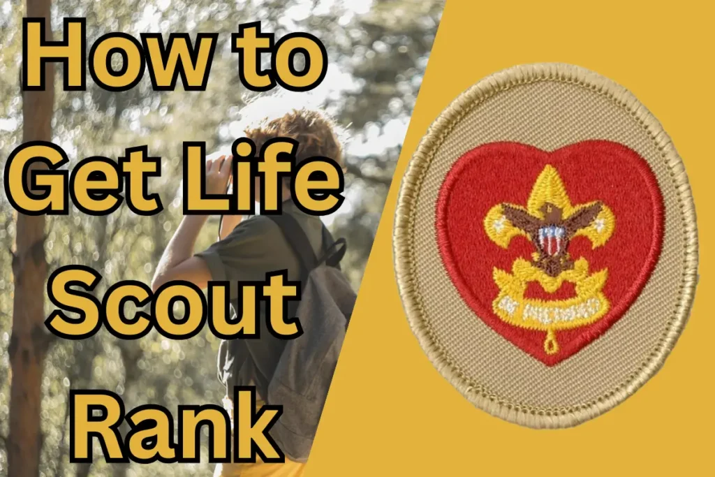 Life Scout Rank Requirements, Meaning & Leadership 2 Life Scout rank badge with red heart symbol